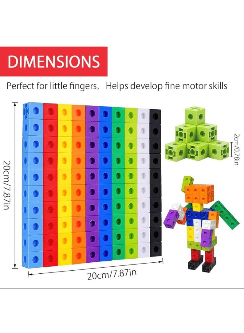 Educational building blocks - fun and learning at the same time! An ideal toy for children to develop fine motor skills, concentration, and creativity. Bright colors attract children and aid visual learning - can be used for counting, color recognition, or even creating fun shapes and objects! Suitable for ages 3 and up - a great choice as a fun educational gift! - Image 1